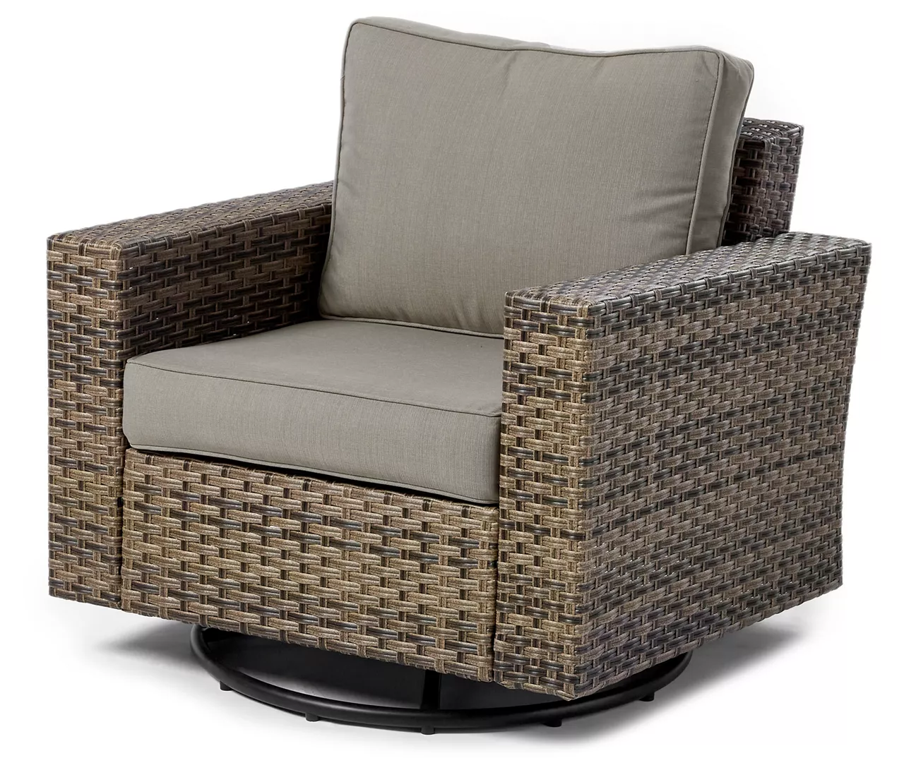 Broyhill Eagle Brooke All-Weather Wicker Swivel Cushioned Patio Glider 1 Broyhill Eagle Brooke All-Weather Wicker Swivel Cushioned Patio Glider