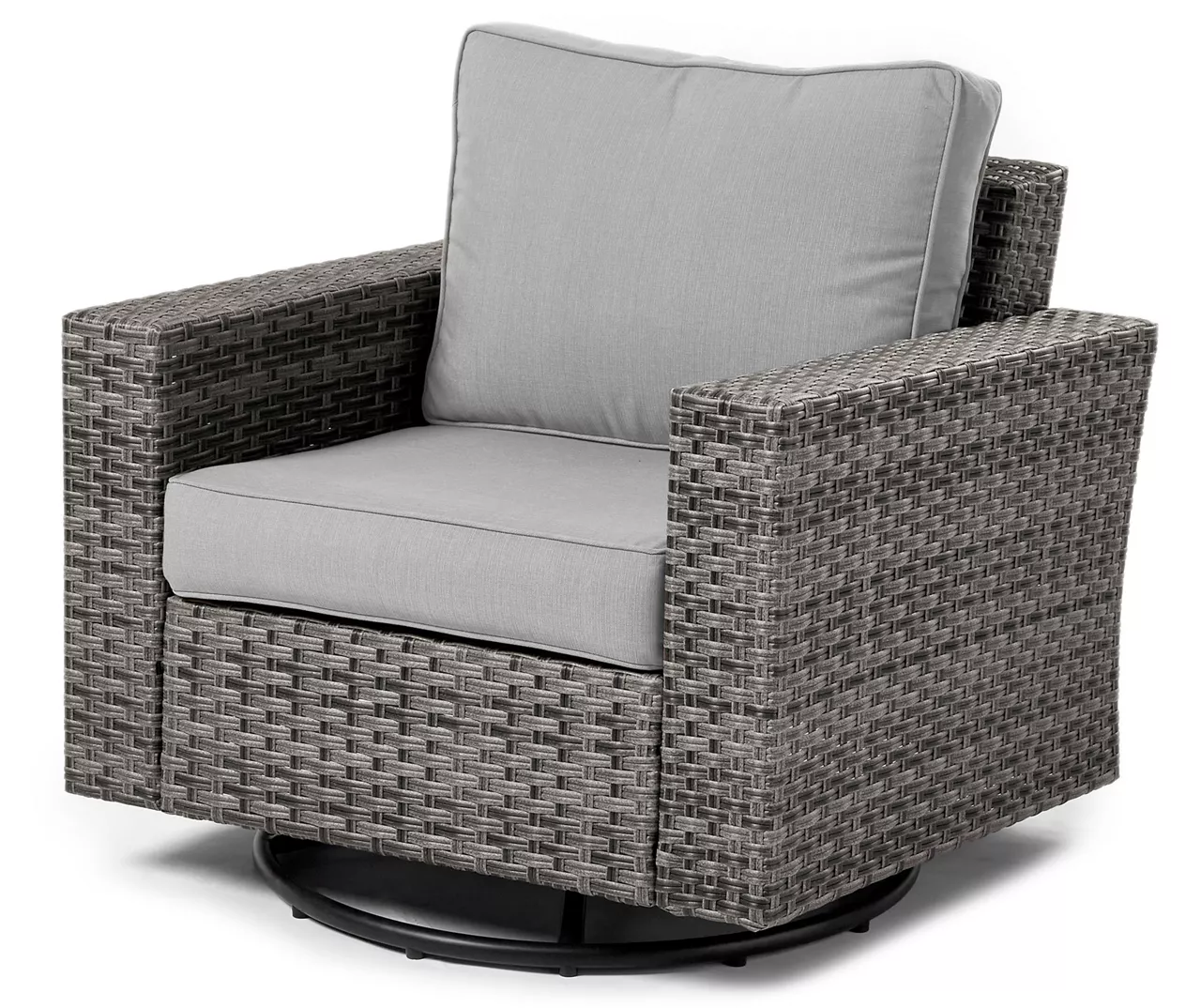 Broyhill Eagle Brooke All-Weather Wicker Swivel Cushioned Patio Glider 2 Broyhill Eagle Brooke All-Weather Wicker Swivel Cushioned Patio Glider - Image 2