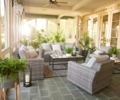 Broyhill Eagle Brooke All-Weather Wicker Swivel Cushioned Patio Glider 32 Broyhill Eagle Brooke All-Weather Wicker Swivel Cushioned Patio Glider -Northlight Outlet Home Store 810498107 810498108 810498109 1