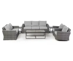 Broyhill Eagle Brooke All-Weather Wicker Swivel Cushioned Patio Glider 33 Broyhill Eagle Brooke All-Weather Wicker Swivel Cushioned Patio Glider -Northlight Outlet Home Store 810498108 810498109 810498107 810451920 810452031 1 1