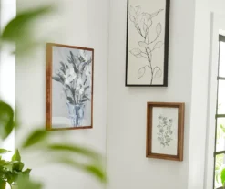 Blue Floral Vase Framed Canvas -Northlight Outlet Home Store 810498693 810498698 810498700