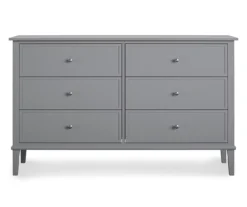 Somerville Gray 6-Drawer Dresser