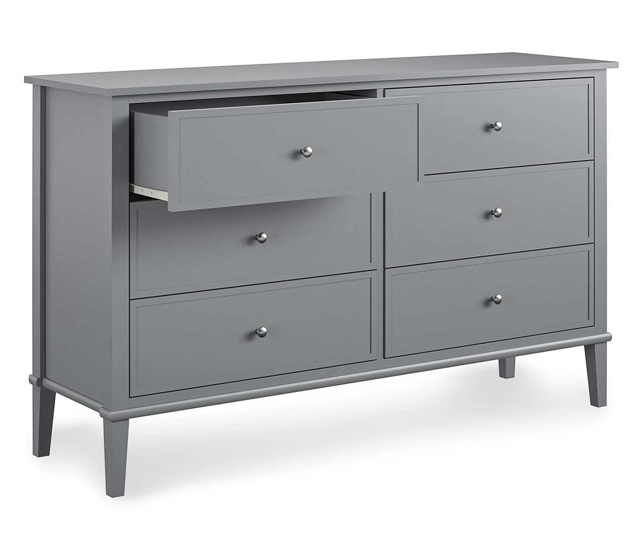 Somerville Gray 6-Drawer Dresser 2 Somerville Gray 6-Drawer Dresser - Image 2