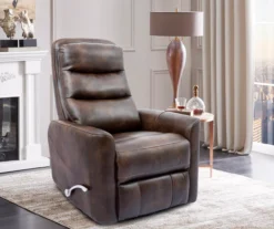 Real Living Bolero Faux Leather Swivel Glider Recliner -Northlight Outlet Home Store 810499151 1