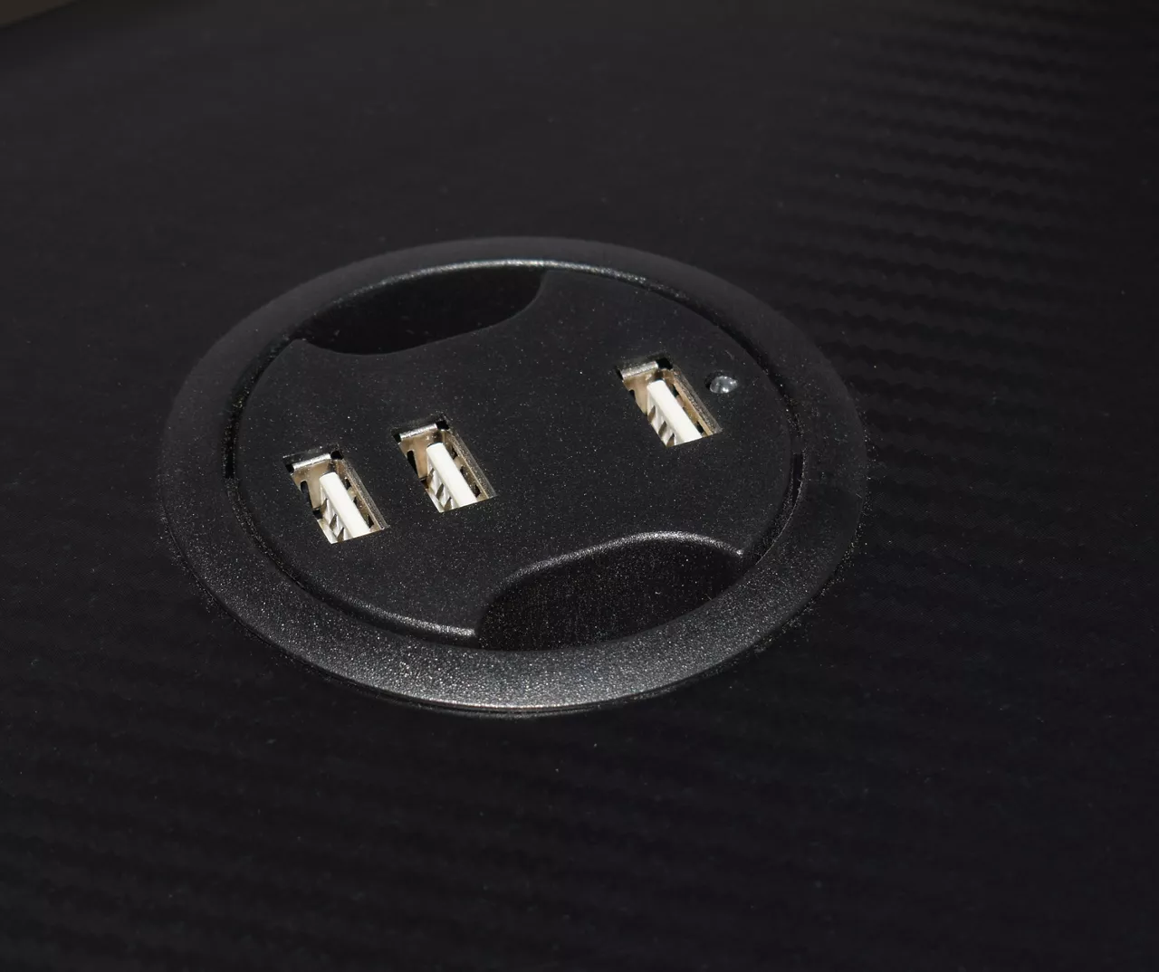 Black LED Gaming Desk With Riser 11 Black LED Gaming Desk With Riser - Image 11