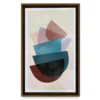 Framed Abstract Shapes Crystex Print, (16" X 26")