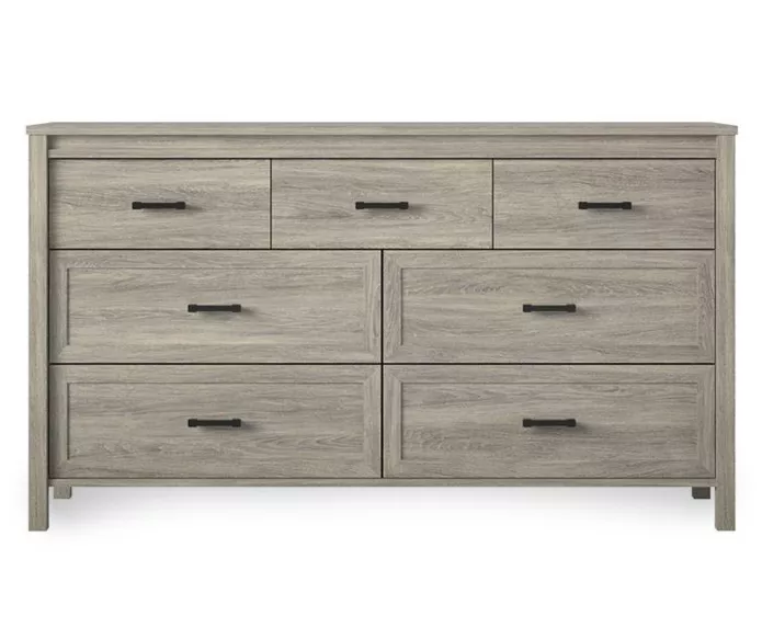 Silverton Oak 7-Drawer Dresser 1 Silverton Oak 7-Drawer Dresser