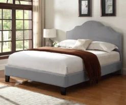 Lombard Light Gray Queen Upholstered Bed -Northlight Outlet Home Store 810507931 10