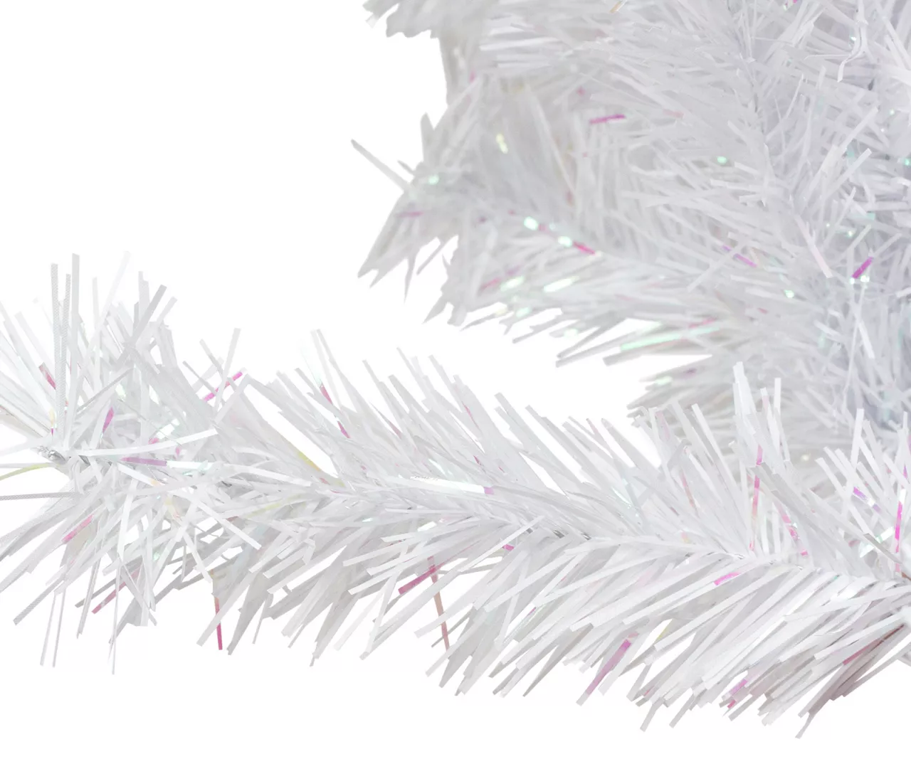 48" Icy White Spruce Wreath 2 48" Icy White Spruce Wreath - Image 2