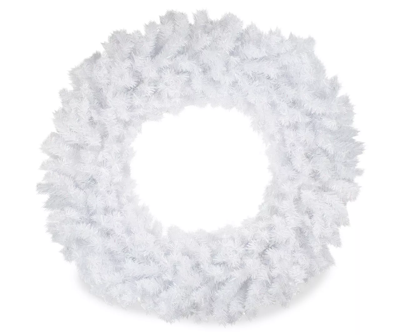 48" Icy White Spruce Wreath 1 48" Icy White Spruce Wreath