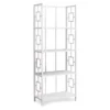 White Square 4-Shelf Open Bookcase