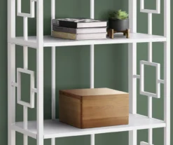 White Square 4-Shelf Open Bookcase -Northlight Outlet Home Store 810512949 4