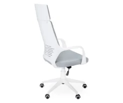 White & Gray Executive Office Chair -Northlight Outlet Home Store 810512972 4