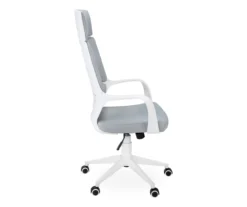 White & Gray Executive Office Chair -Northlight Outlet Home Store 810512972 5