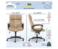 Serta Hannah Office Chair -Northlight Outlet Home Store 810513511 A0 3