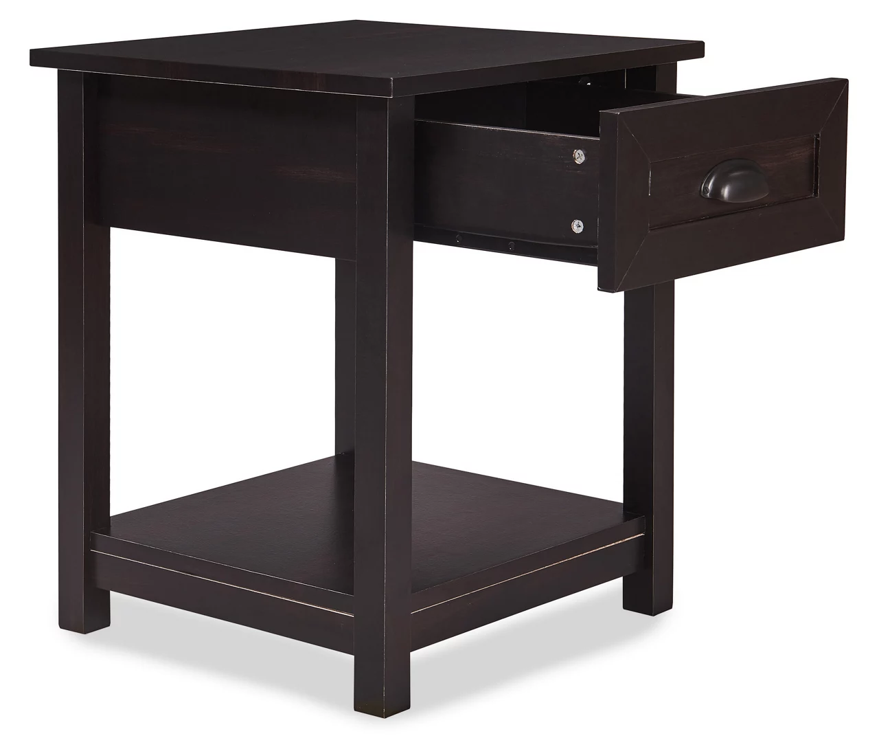 Baily Black Nightstand 3 Baily Black Nightstand - Image 3