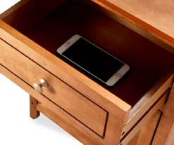 Alcott Light Brown Side Table With Drawer -Northlight Outlet Home Store 810513518 6