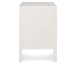 White Finley Wood 3-Drawer Nightstand -Northlight Outlet Home Store 810513520 14