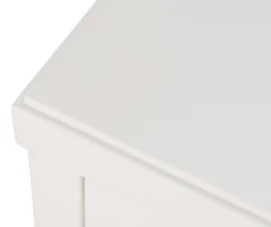 White Finley Wood 3-Drawer Nightstand -Northlight Outlet Home Store 810513520 15
