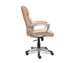 Fawn Tan Linen Executive Office Chair -Northlight Outlet Home Store 810513549 5
