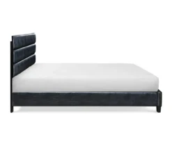 Black Channel Tufted King Upholstered Bed Frame -Northlight Outlet Home Store 810513588 11