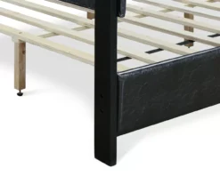 Black Channel Tufted King Upholstered Bed Frame -Northlight Outlet Home Store 810513588 14