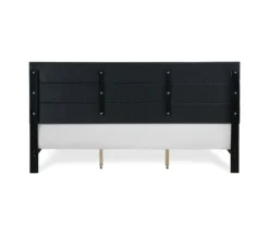 Black Channel Tufted King Upholstered Bed Frame -Northlight Outlet Home Store 810513588 15