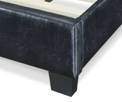 Black Channel Tufted King Upholstered Bed Frame -Northlight Outlet Home Store 810513588 8
