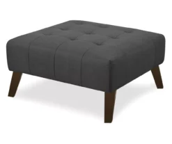 Jasper Charcoal Pebble Square Ottoman -Northlight Outlet Home Store 810519916 2