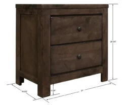 Florence 2-Drawer Nightstand -Northlight Outlet Home Store 810519987 5