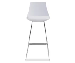 30" Thomas White Bar Stools, 2-Pack -Northlight Outlet Home Store 810520066 5