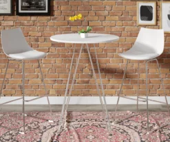 30" Thomas White Bar Stools, 2-Pack -Northlight Outlet Home Store 810520066 8