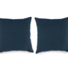 Indigo Blue Outdoor Throw Pillows, 2-Pack