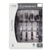 Alayna 20-Piece Flatware Set With Wire Tray
