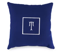 "T" Monogram Indoor/Outdoor Throw Pillow -Northlight Outlet Home Store 810522319