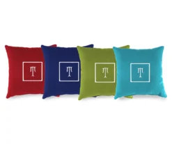 "T" Monogram Indoor/Outdoor Throw Pillow -Northlight Outlet Home Store 810522330 810522319 810522308 810522341