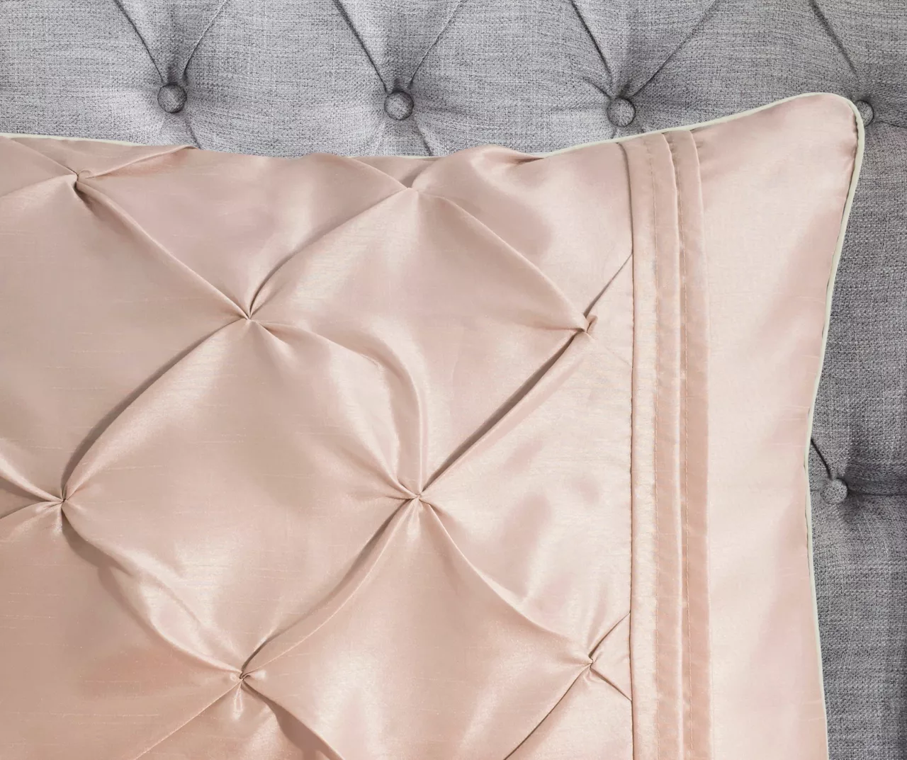 Piedmont Blush Tufted Queen 7-Piece Comforter Set 5 Piedmont Blush Tufted Queen 7-Piece Comforter Set - Image 5