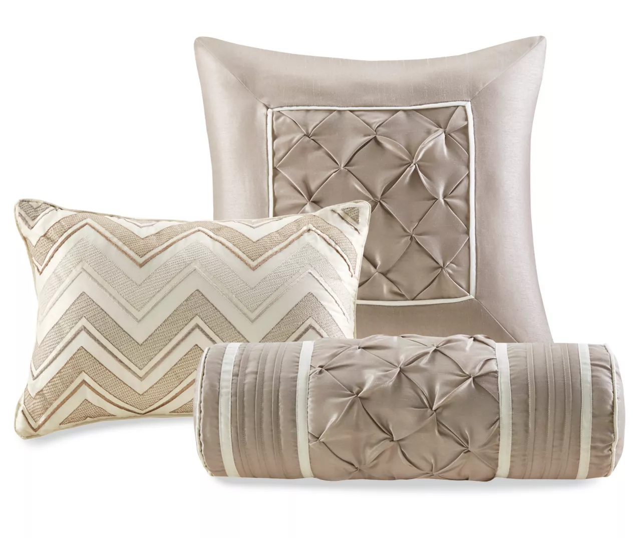 Piedmont Ivory Tufted King 7-Piece Comforter Set 11 Piedmont Ivory Tufted King 7-Piece Comforter Set - Image 11