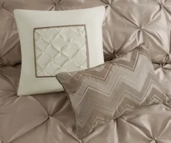Piedmont Taupe Tufted Queen 7-Piece Comforter Set 20 Piedmont Taupe Tufted Queen 7-Piece Comforter Set -Northlight Outlet Home Store 810523167 810523171 810523232 7