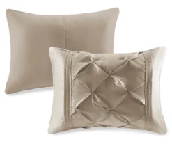 Piedmont Taupe Tufted Queen 7-Piece Comforter Set 22 Piedmont Taupe Tufted Queen 7-Piece Comforter Set -Northlight Outlet Home Store 810523167 810523171 810523232 9