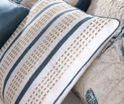 Rockaway Blue Reversible Coverlet Set -Northlight Outlet Home Store 810523177 810523178 810523179 4