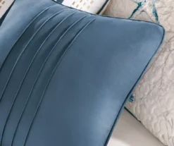 Rockaway Blue Reversible Coverlet Set -Northlight Outlet Home Store 810523177 810523178 810523179 5