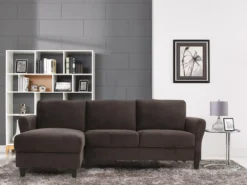 Waverley Coffee Brown Sectional -Northlight Outlet Home Store 810524581 61