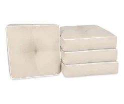 Linen 4-Piece Outdoor Wicker Chair Cushion Set -Northlight Outlet Home Store 810525536 6