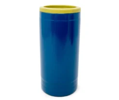 Blue & Yellow Stainless Steel 12 Oz. Can Cozy