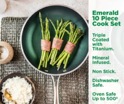 Granitestone Emerald 10-Piece Non-Stick Cookware Set -Northlight Outlet Home Store 810529543 3