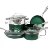 Granitestone Emerald 10-Piece Non-Stick Cookware Set