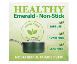 Granitestone Emerald 10-Piece Non-Stick Cookware Set -Northlight Outlet Home Store 810529543 7