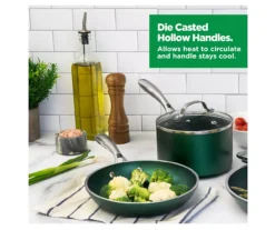 Granitestone Emerald 10-Piece Non-Stick Cookware Set -Northlight Outlet Home Store 810529543 9