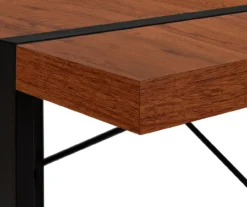 Cherry Wood Look Thick Panel Computer Desk -Northlight Outlet Home Store 810533369 7